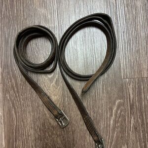 English Stirrup Leathers Brown, 59”/150cm Solid Leather